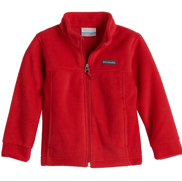 Red Columbia Fleece Jacket 2T - Picture 1 of 1